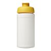 Bouteille Baseline® Plus de sport avec couvercle à clapet - 500 ml Translucide-Jaune | sans marquage | non disponible | non disponible