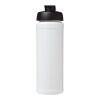 Bouteille Baseline® Plus GRIP de sport avec couvercle à clapet - 750 ml Blanc-Noir | sans marquage | non disponible | non disponible