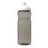 Bouteille H2O Eco de sport avec couvercle dôme - 650 ml Charbon-Blanc | sans marquage | non disponible | non disponible