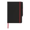 Carnet de notes à bord Noir Standard | Noir-Rouge | sans marquage | non disponible | non disponible
