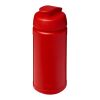 Bouteille de sport Baseline Rise de 500 ml recyclée avec couvercle rabattable Rouge-Rouge | sans marquage | non disponible | non disponible