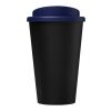 Gobelet recyclé de 350 ml Americano Eco Noir-Bleu | sans marquage | non disponible | non disponible