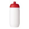 Bouteille HydroFlex™ de sport en plastique - 500&nbsp;ml Rouge-Blanc transparent | sans marquage | non disponible | non disponible