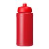Bouteille Baseline de sport en plastique recyclé - 500&nbsp;ml Rouge-Rouge | sans marquage | non disponible | non disponible