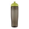 Bouteille de sport H2O Active® Eco Tempo de 700 ml avec couvercle dôme Citron vert-Charbon | sans marquage | non disponible | non disponible