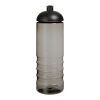 Bouteille de sport H2O Active® Eco Treble de 750 ml avec couvercle dôme Charbon-Noir | sans marquage | non disponible | non disponible