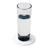 Sous-verre rond Renzo en plastique blanc | sans marquage | non disponible | non disponible