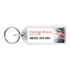 Porte-clefs plastique Stein réouvrable blanc | sans marquage | non disponible | non disponible