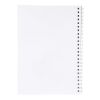 Cahier à spirale A5 - pages blanches Blanc | 50 Seiten | sans marquage | non disponible | non disponible
