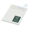 Notes autocollantes recyclées 50 x 75 mm Sticky-Mate® Blanc | 25 Seiten | sans marquage | non disponible | non disponible