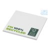 Notes autocollantes recyclées 75 x 75 mm Sticky-Mate® Blanc | 25 Seiten | sans marquage | non disponible | non disponible