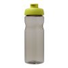 Bouteille de sport H2O Active® Eco Base de 650 ml avec couvercle à bec verseur Citron vert-Charbon | sans marquage | non disponible | non disponible