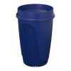 Gobelet Alto POP de 350&nbsp;ml avec couvercle 360° bleu transparent