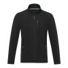 Veste Amber pour homme en polaire recyclée GRS entièrement zippée Noir | M