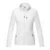 Veste Amber pour femme en polaire entièrement zippée recyclée GRS Standard | blanc | L | sans marquage | non disponible | non disponible | non disponible