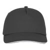 Casquette 5 panneaux sandwich Styx Standard | Gris storm | sans marquage | non disponible | non disponible | non disponible