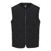 Gilet matelassé Quartz unisexe recyclé certifié GRS Noir | XL | sans marquage | non disponible | non disponible
