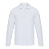 Polo unisexe Apollo à manches longues Blanc | non disponible | sans marquage | non disponible | non disponible