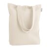 GIRONA. Sac en coton (50%), coton recyclé (30%) et polyester (20% rPET) (220 g/m²) Beige | sans marquage
