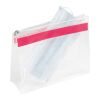 CHASTAIN. Transparent. Pochette EVA avec fermeture éclair Rose | sans marquage