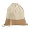 SABLON. Sac type sac-à-dos 100% coton (160 g/m²) Beige | sans marquage