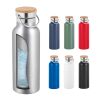 RAGNAR. Gourde en acier inoxydable avec isolation sous vide 570 mL Noir | sans marquage