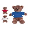 BEAR. Peluche ourson avec t-shirt Rouge | sans marquage
