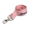 Tour de cou écologique en bambou Au choix | sans marquage | 10 mm | Sans accessoire | Carabinier ronde | Attache métallique | Avec clip de sécurité