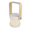 Lampe LED multifonctionnelle Coollux avec poignée en bambou Blanc | sans marquage | non disponible | non disponible