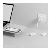 Câble rétractable USB-C et Lightning Xoopar ICE-R 60 W 1 mètre Blanc