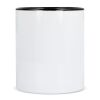 Mug subli Oslo coloré à l'intérieur & anse 300ml Blanc-Noir