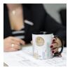 Mug subli Oslo coloré à l'intérieur & anse 300ml Blanc-Noir | sans marquage | non disponible | non disponible | non disponible