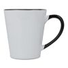 Mug subli Melbourne bord & anse colorés 300ml Blanc-Noir | sans marquage | non disponible | non disponible | non disponible