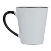 Mug subli Melbourne bord & anse colorés 300ml Blanc-Noir | sans marquage | non disponible | non disponible | non disponible