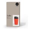 Mug de voyage Sagaform Loke avec finition caoutchoutée 240ml Noir | sans marquage | non disponible | non disponible | non disponible