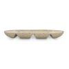 Plat de service en céramique Sagaform Ditte 36 x 20 cm Beige