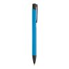 Stylo Alicante toucher doux Bleu clair-Noir | Gravure | dans le prolongement du clip | 50 mm x 8 mm | non disponible