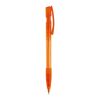 Stylo Nash Transparent Orange-Orange | Tampographie 1 couleur | sur le clip | 30 mm x 5 mm | non disponible