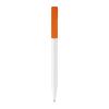 Stylo Nash Opaque Blanc-Orange | Sérigraphie 1 couleur | à 270 degrés du clip | 45 mm x 25 mm | non disponible