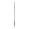Stylo Nash Transparent Blanc-Blanc | Tampographie 1 couleur | sur le clip | 30 mm x 5 mm | non disponible