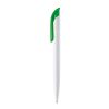 Stylo bille Atlas aux couleurs opaque Blanc-Vert | Sérigraphie 1 couleur | à 180 degrés du clip | 50 mm x 25 mm | non disponible
