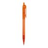 Stylo Futurepoint Transparent Orange-Orange | Sérigraphie 1 couleur | à 270 degrés du clip | 50 mm x 25 mm | non disponible