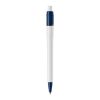 Stylo Baron Colour opaque Blanc-Bleu foncé | Sérigraphie 1 couleur | à 180 degrés du clip | 45 mm x 25 mm | non disponible