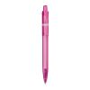 Stylo Ducal Clear transparent Rose-Rose | Sérigraphie 1 couleur | à 180 degrés du clip | 40 mm x 25 mm | non disponible