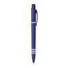 Stylo Tropic Colour opaque Bleu foncé | Sérigraphie 1 couleur | dans le prolongement du clip | 40 mm x 25 mm | non disponible