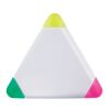 Surligneur triangulaire Blanc | Tampographie 1 couleur | 1ere face | 50 mm x 46 mm | non disponible