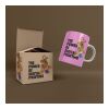 Boîte-cadeau personnalisée pour les mugs Marron