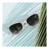 Lunettes de soleil Justin UV400 Blanc