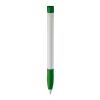 Stylo Apollo Opaque Blanc-Vert | Sérigraphie 1 couleur | à 90 degrés du clip | 40 mm x 25 mm | non disponible