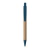 &nbsp;Stylo bille en bambou et paille de blé Bleu / Blanc | sans marquage | non disponible | non disponible | non disponible
